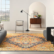 Load image into Gallery viewer, Nourison Allur 9&#39; x 12&#39; Orange Multicolor Area Rug ALR04 Orange Multicolor
