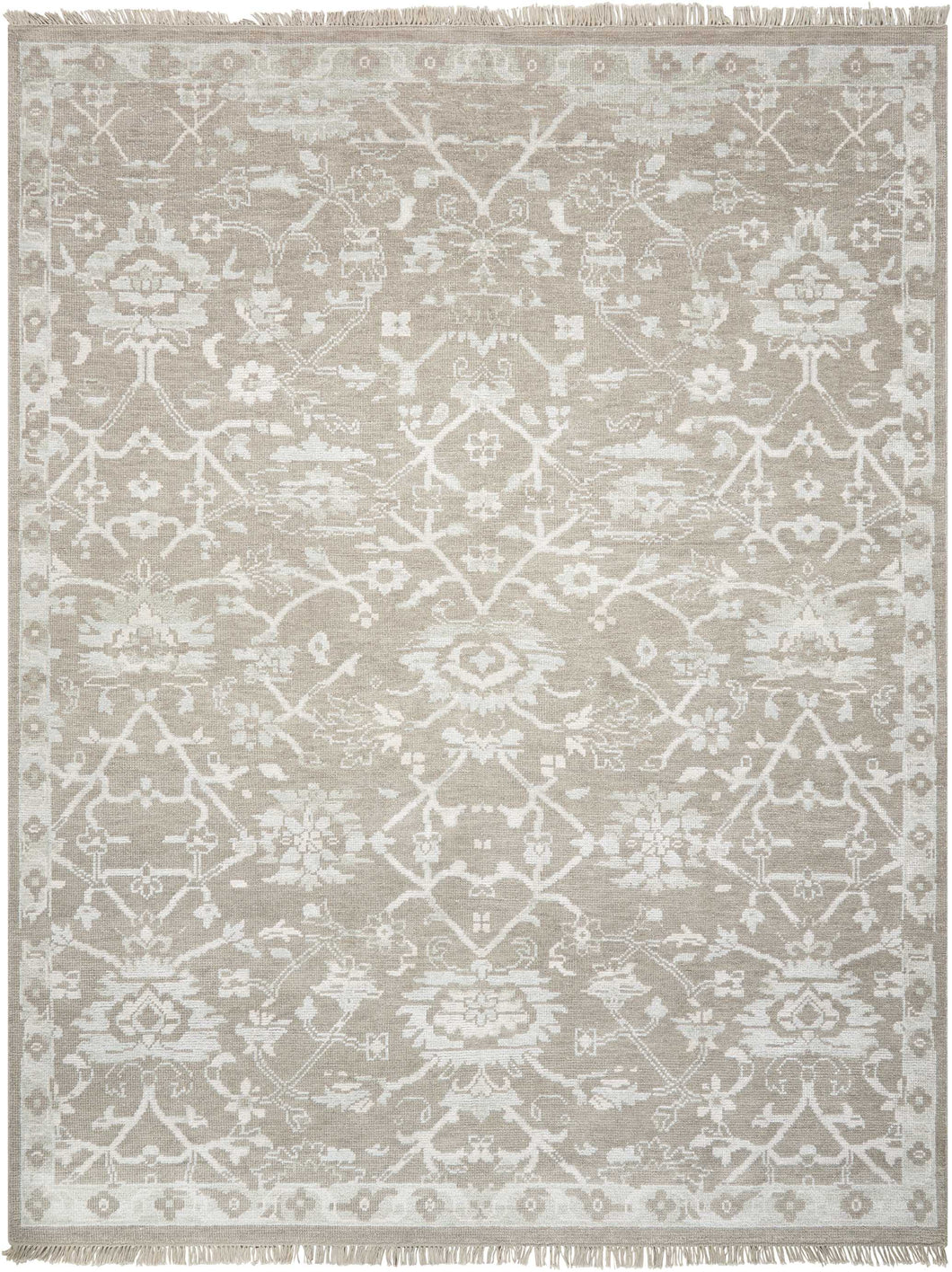 Nourison Elan ELN05 Grey 5'x8' Area Rug ELN05 Grey