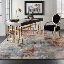 Load image into Gallery viewer, Nourison Artworks ATW01 Grey and Red Oversized Abstract 10&#39;x13&#39; Area Rug ATW01 Slate Multi
