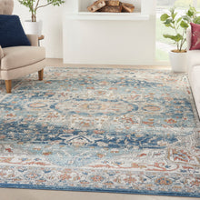 Load image into Gallery viewer, Nourison Concerto 9&#39; x 12&#39; Area Rug CNC11 Ivory Blue
