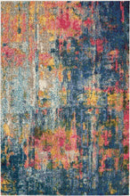 Load image into Gallery viewer, Nourison Celestial CES09 Blue Multicolor 4&#39;x6&#39; Colorful Area Rug CES09 Blue/Yellow
