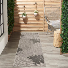 Load image into Gallery viewer, Nourison Aloha 2&#39;x12&#39; Silver Grey Area Rug ALH05 Silver Grey
