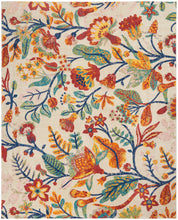 Load image into Gallery viewer, Nourison Allur 8&#39; x 10&#39; Ivory Multicolor Area Rug ALR09 Ivory Multicolor
