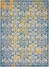 Load image into Gallery viewer, Nourison Aloha 7&#39; x 10&#39; Area Rug ALH21 Ivory Blue

