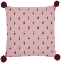Load image into Gallery viewer, Mina Victory Plush Beet of my Heart Multicolor Throw Pillow CR919 16&quot;X16&quot;

