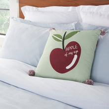 Load image into Gallery viewer, Mina Victory Plush Apple of my Eye Multicolor Throw Pillow CR902 16&quot;X16&quot;
