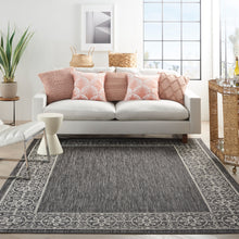 Load image into Gallery viewer, Nourison Country Side 6&#39; x 9&#39; Area Rug CTR03 Charcoal
