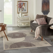 Load image into Gallery viewer, Nourison Graphic Illusions GIL04 Grey 5&#39;x8&#39; Area Rug GIL04 Grey
