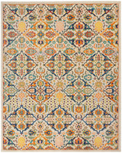 Load image into Gallery viewer, Nourison Allur 8&#39; x 10&#39; Ivory Multicolor Area Rug ALR03 Ivory Multicolor
