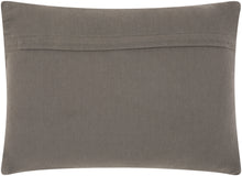 Load image into Gallery viewer, Mina Victory Life Styles Light Grey Thin Group Loops Throw Pillow DC142 - Lumbar 14&quot; x 20&quot;
