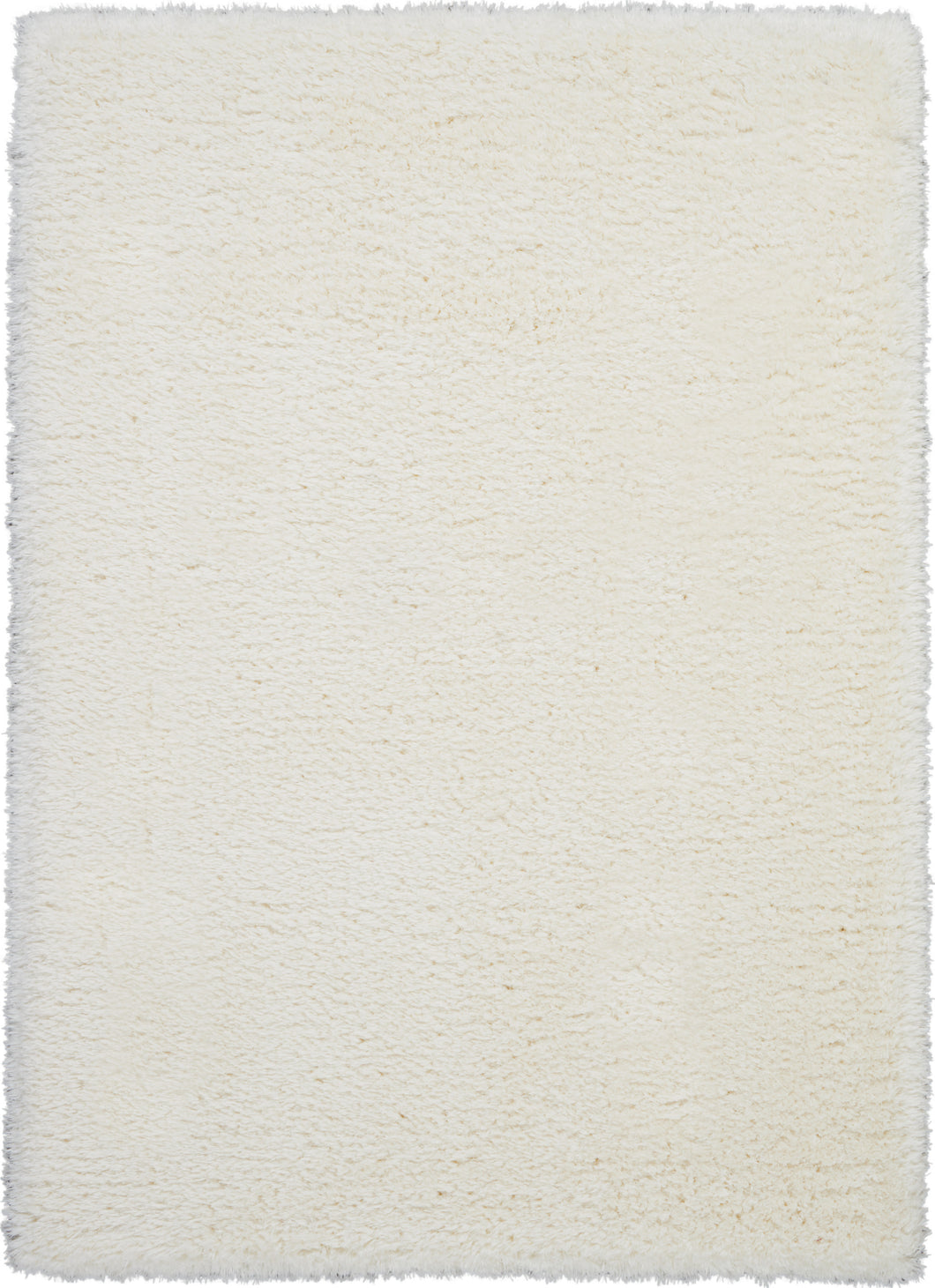 Nourison Luxe Shag LXS01 White 9'x12' Oversized Rug LXS01 Ivory