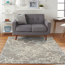 Load image into Gallery viewer, Nourison Jubilant JUB12 Grey and Blue 5&#39;x7&#39; Contemporary Area Rug JUB12 Grey
