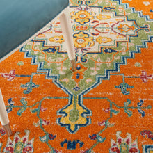 Load image into Gallery viewer, Nourison Allur 5&#39; x 7&#39; Orange Multicolor Area Rug ALR01 Orange Multicolor
