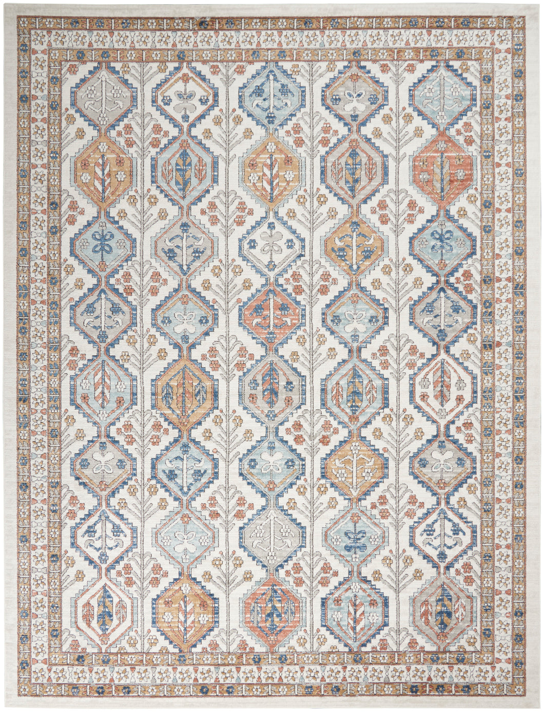 Nourison Concerto 9' x 12' Area Rug CNC15 Ivory/Multi