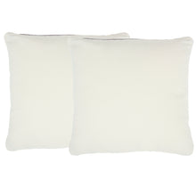 Load image into Gallery viewer, Nourison Life Styles Solid Velvet Grey 2 Pack Pillow Covers SS999 16&quot; x 16&quot;
