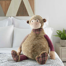 Load image into Gallery viewer, Monkey Plush Animal N0925 Brown 23&quot; x 24&quot;
