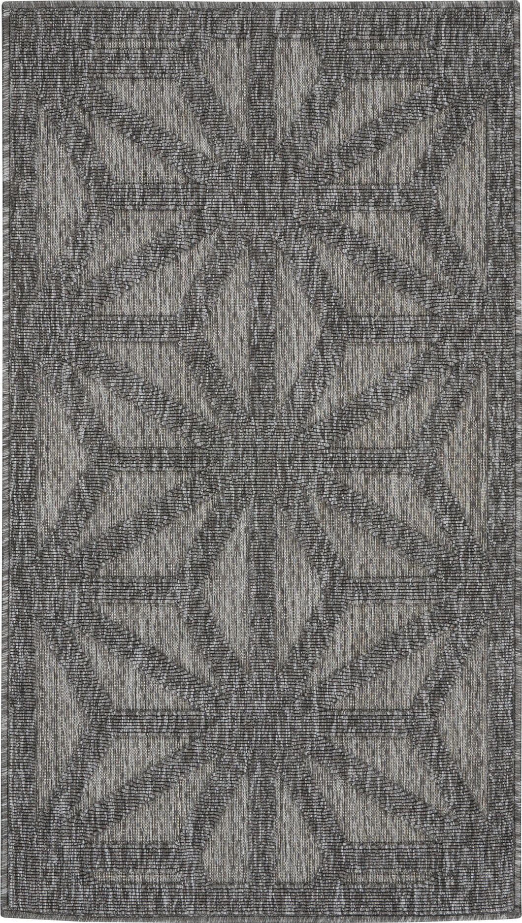 Nourison Cozumel 2' x 4' Area Rug CZM01 Dark Grey