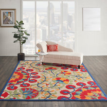 Load image into Gallery viewer, Nourison Aloha 6&#39; x 9&#39; Area Rug ALH20 Red/Multi
