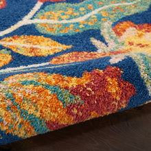 Load image into Gallery viewer, Nourison Allur 5&#39; x 7&#39; Navy Multicolor Area Rug ALR09 Navy Multicolor
