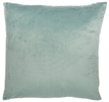 Load image into Gallery viewer, Mina Victory Luminescence Metallic Zebra Celadon Throw Pillow ET139 20&quot; x 20&quot;
