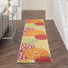 Load image into Gallery viewer, Nourison Aloha 2&#39; x 12&#39; Area Rug ALH05 Red Multi Colored
