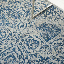 Load image into Gallery viewer, Nourison Damask 6&#39; x 9&#39; Area Rug DAS06 Blue
