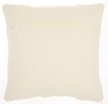 Load image into Gallery viewer, Mina Victory Life Styles Woven Diamonds Ivory Throw Pillow GC103 18&quot;X18&quot;
