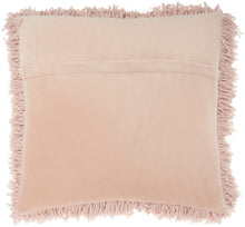 Load image into Gallery viewer, Kathy Ireland Home Curly Shag Blush Throw Pillow TL208 20&quot;X20&quot;
