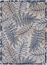 Load image into Gallery viewer, Nourison Aloha 10&#39; x 13&#39; Area Rug ALH18 Ivory/Navy

