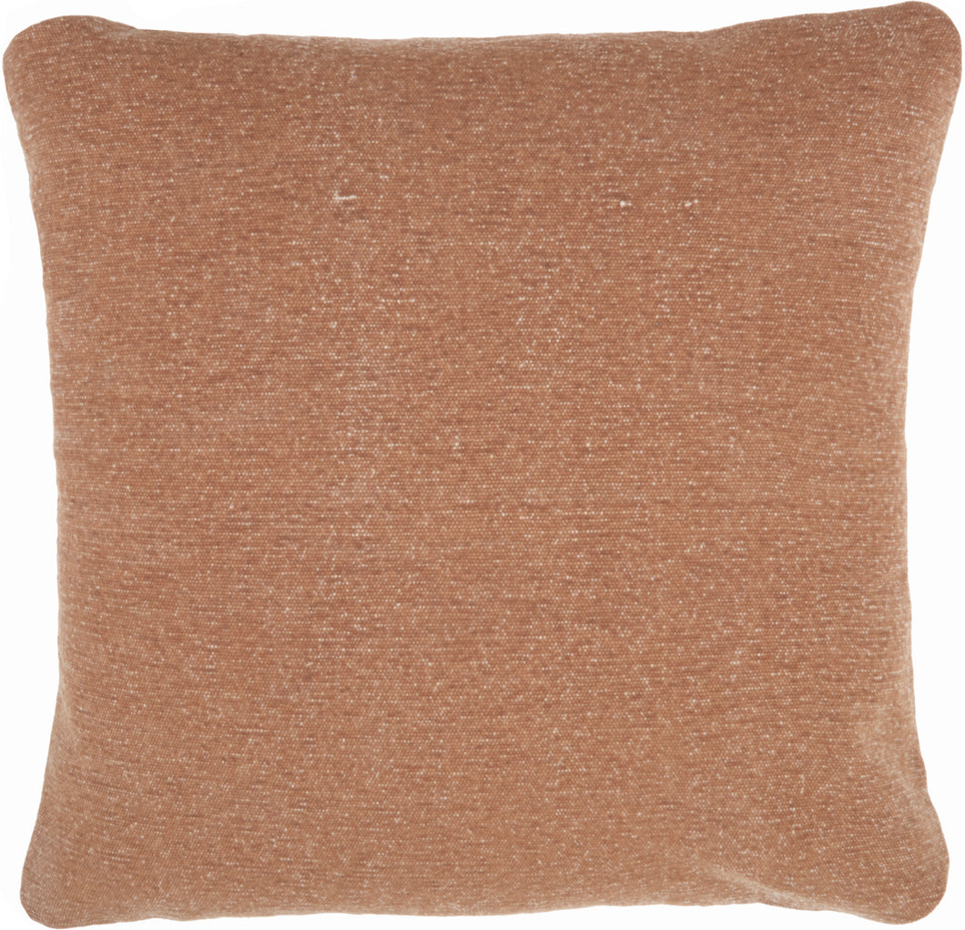 Nourison Life Styles Stonewash Solid Clay Throw Pillow DL506 20