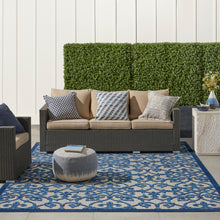 Load image into Gallery viewer, Nourison Aloha 10&#39;x13&#39; Blue Patio Area Rug ALH21 Grey/Blue
