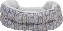 Load image into Gallery viewer, Mina Victory Arrowtails Grey Large Pet Bed NA359 27&quot; x 20&quot; x 10&quot;
