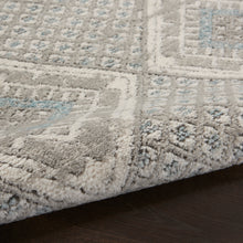 Load image into Gallery viewer, Nourison Concerto 9&#39; x 12&#39; Area Rug CNC16 Grey/Ivory/Blue
