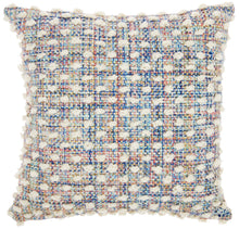 Load image into Gallery viewer, Mina Victory Indoor/Outdoor Woven Loop Dots Multicolor Throw Pillow IH118 18&quot; x 18&quot;
