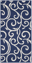 Load image into Gallery viewer, Nourison Grafix 2&#39; x 4&#39; Area Rug GRF19 Navy
