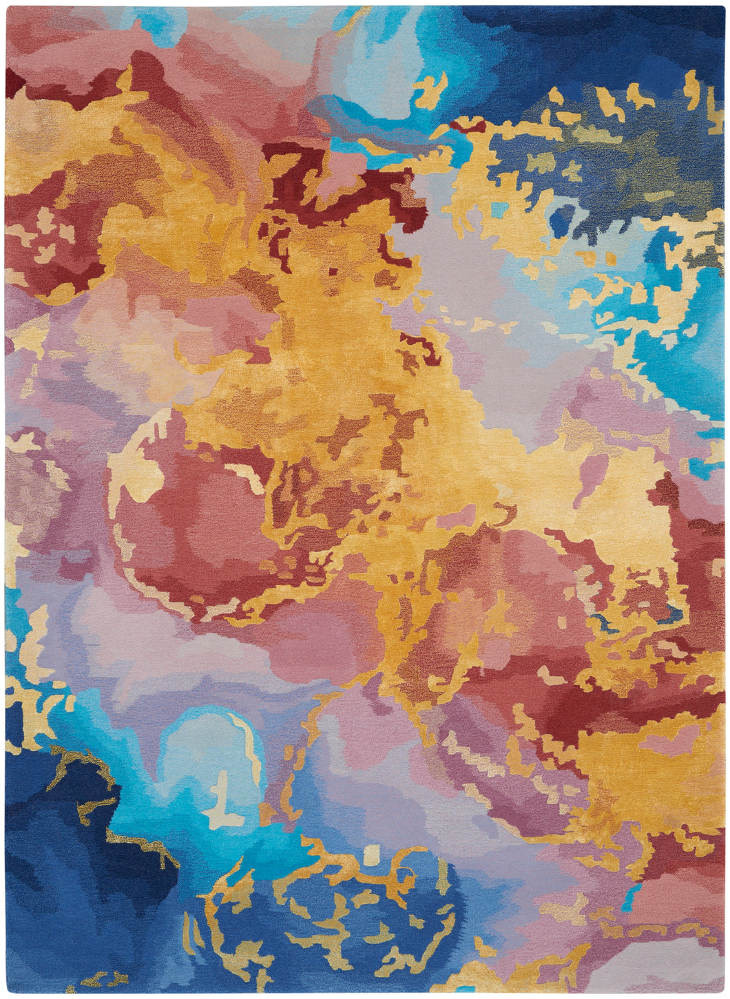 Nourison Prismatic 6'x8' Multicolor Area Rug PRS18 Multicolor