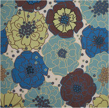 Load image into Gallery viewer, Nourison Home &amp; Garden RS021 Blue 7&#39; Square Rug RS021 Light Blue
