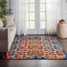 Load image into Gallery viewer, Nourison Aloha ALH21 5&#39;x8&#39; Multicolor Easy-care Indoor-outdoor Rug ALH21 Multicolor

