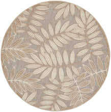 Load image into Gallery viewer, Nourison Aloha 5&#39; Round Area Rug ALH18 Natural
