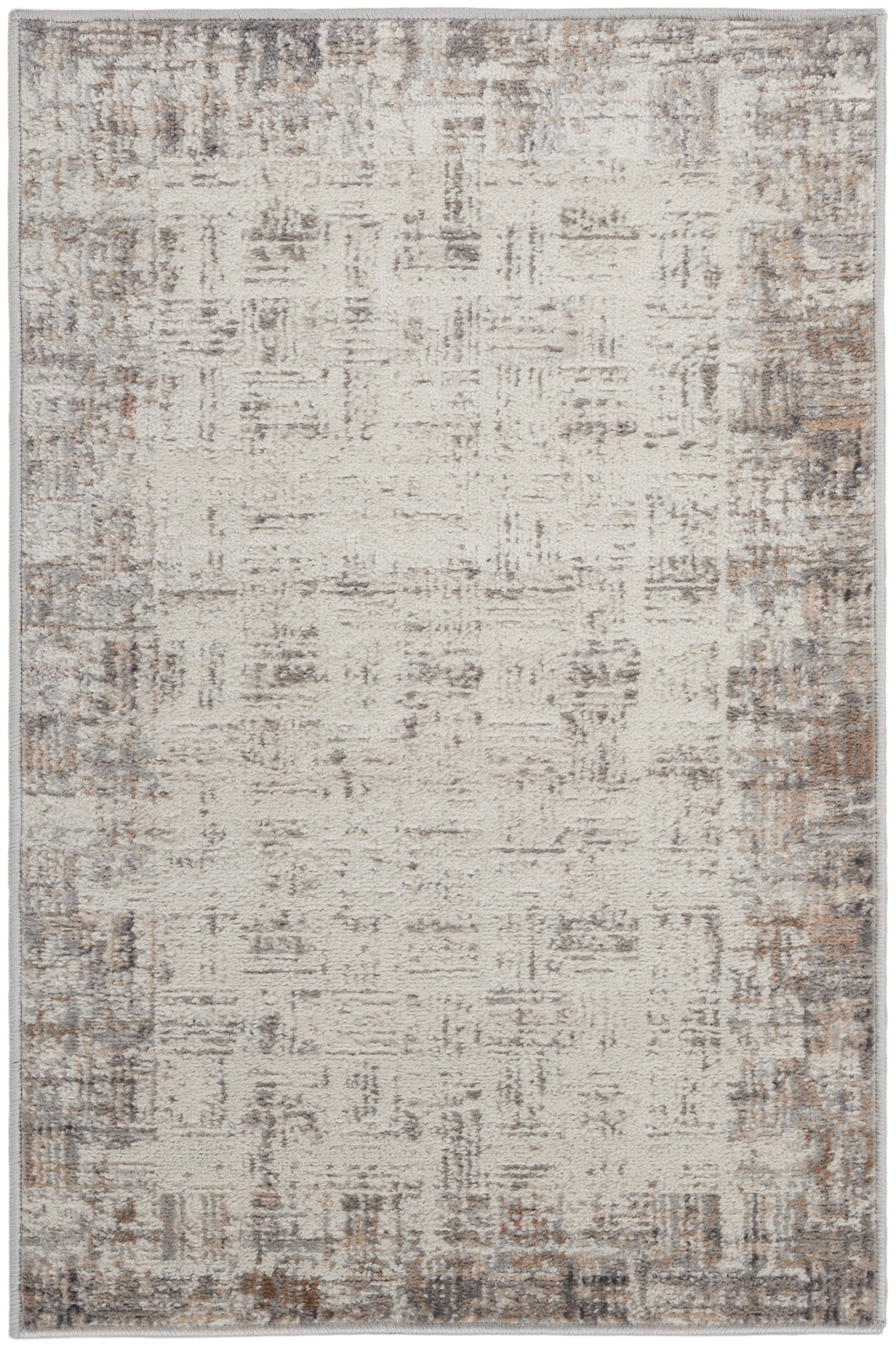 Nourison Elation 2' x 3' Area Rug ETN05 Ivory Grey