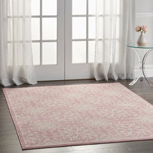 Load image into Gallery viewer, Nourison Jubilant JUB06 Pink 4&#39;x6&#39; Beach Area Rug JUB06 Ivory/Pink

