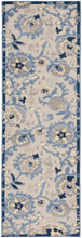 Load image into Gallery viewer, Nourison Aloha 2&#39; x 8&#39; Area Rug ALH17 Blue/Grey
