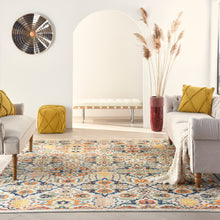 Load image into Gallery viewer, Nourison Allur 8&#39; x 10&#39; Ivory Multicolor Area Rug ALR03 Ivory Multicolor

