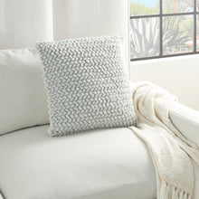 Load image into Gallery viewer, Mina Victory Life Styles Sky Thin Group Loops Throw Pillow DC142 20&quot; x 20&quot;
