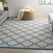 Load image into Gallery viewer, Nourison Country Side 6&#39; x 9&#39; Area Rug CTR02 Ivory Blue
