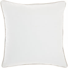 Load image into Gallery viewer, Mina Victory Sofia Metallic Loop Floral Ivory Gold Throw Pillow PN082 18&quot;X18&quot;
