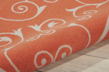 Load image into Gallery viewer, Nourison Home &amp; Garden RS019 Orange 8&#39;x11&#39; Rug RS019 Orange
