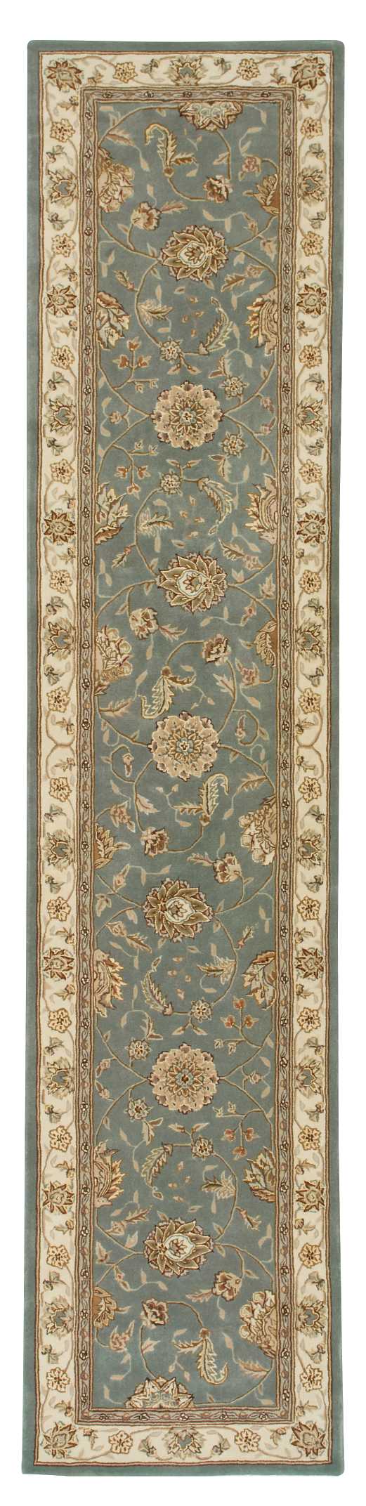 Nourison 2000 2210 Blue 12' Runner Area Rug 2210 Blue