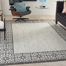 Load image into Gallery viewer, Nourison Country Side 7&#39; x 10&#39; Area Rug CTR03 Ivory/Charcoal
