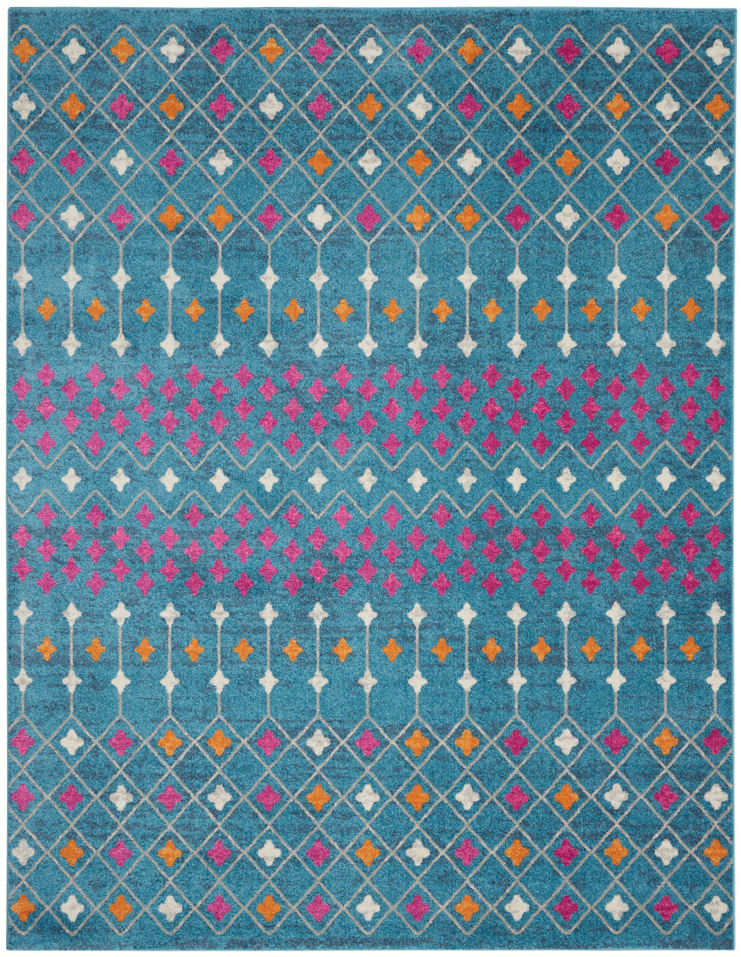 Nourison Passion 7' x 10' Area Rug PSN45 Blue/Multicolor